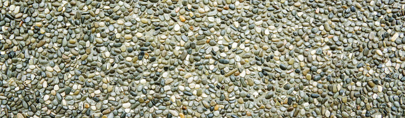 Natural cobblestone background, road. High quality stone texture.