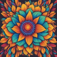 Fototapeta na wymiar abstract flower background