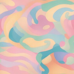 Fototapeta na wymiar oil painting pastel color pattern, generative ai