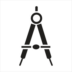 compass drawing vector icon line template