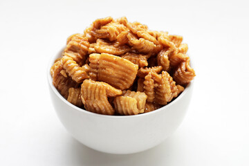 Klong Klang Krob, Thai caramelized crisps sweet dessert