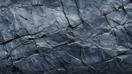 Blue white rock texture. Dark grey stone granite background created with Generative AI
