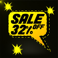 DISCOUNT STICKER OFFER MARKETING BIG SALE PROMOTION