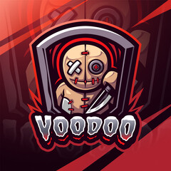 Voodoo esport mascot logo design © JAMEN 