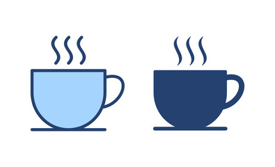 coffee cup icon vector. cup a coffee sign and symbol