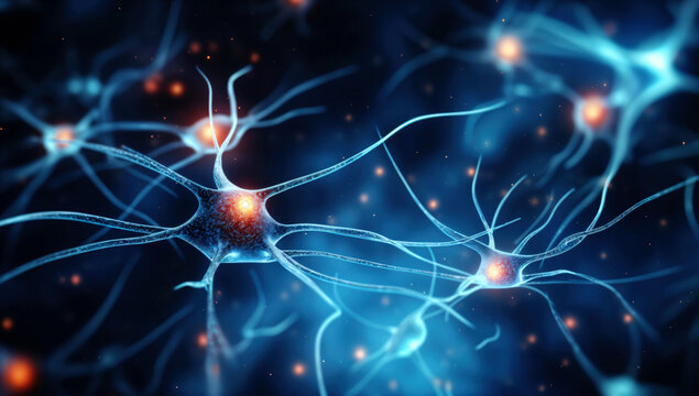 ニューロンのミクロイメージ、生成AI