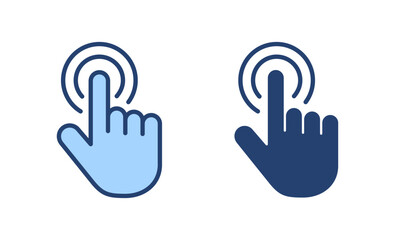 Hand cursor icon vector. cursor sign and symbol. hand cursor icon clik