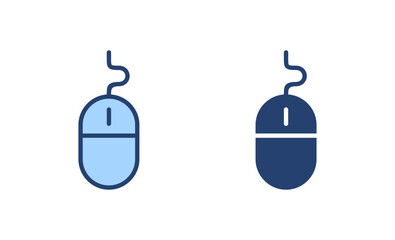 Mouse icon vector. click sign and symbol. pointer icon vector.