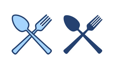 spoon and fork icon vector. spoon, fork and knife icon vector. restaurant sign and symbol
