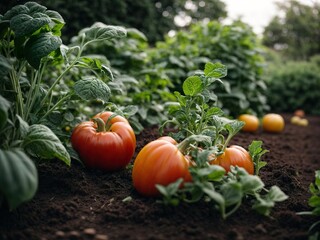 vegetables in the garden