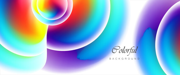 futuristic abstract colorful background