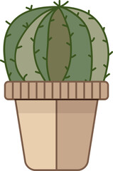 cereus cactus in a pot - 638212150