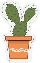 cereus cactus in a pot - 638212167