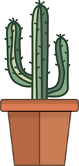 cereus cactus in a pot - 638212185