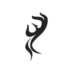 phoenix logo template Isolated. Brand Identity. Icon Abstract Vector graphic