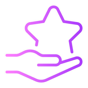 rate gradient icon