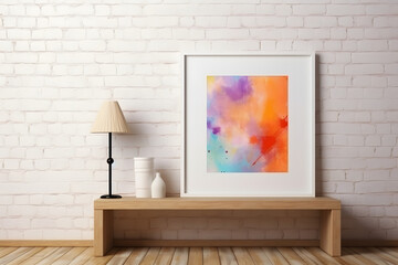 Canvas of Creativity: Frame Mockup, generative ai