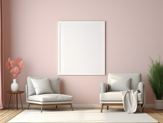 Minimalistic Picture Mockup Essence, generative ai