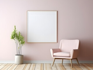 Serene Picture Mockup Highlights, generative ai