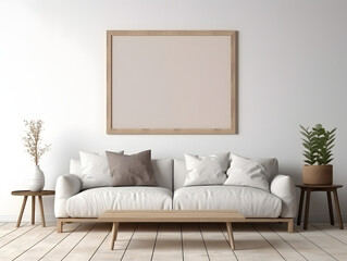 Stylish Elegance Picture Mockup, generative ai