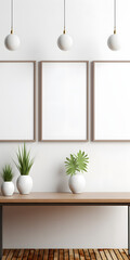 Contemporary Harmony Image Mockup, generative ai