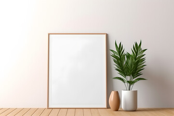Artful Palette Picture Mockup, generative ai