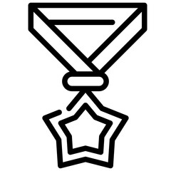 Star Medal Icon