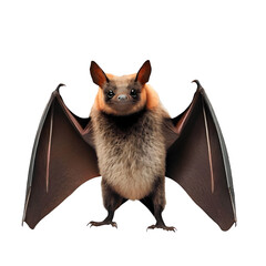 Bat isolated on white. Generative AI