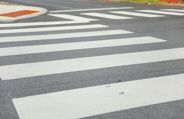 crosswalk signifies safe passage, community connectivity and harmony amidst bustling city life