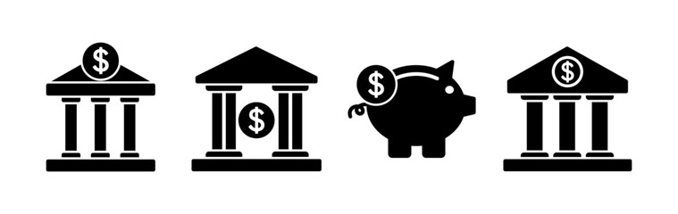 Bank icon vector. bank icon symbol