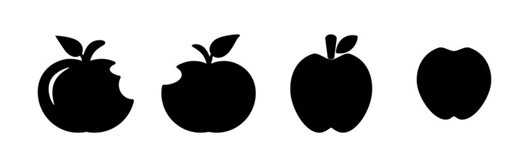 Apple icon vector. apple symbol