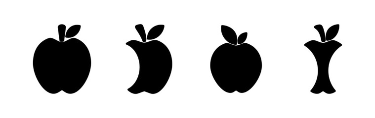Apple icon vector. apple symbol