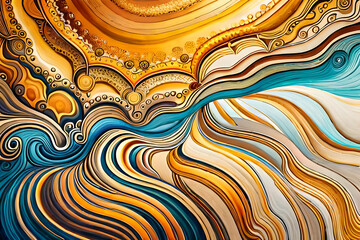 Marble abstract acrylic background. Marbling artwork texture.
