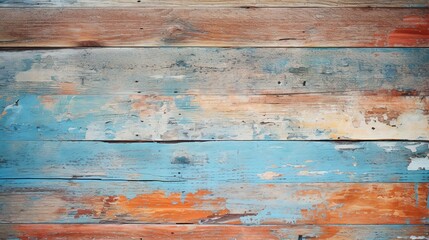 Grunge painted wood texture as background. generative ai