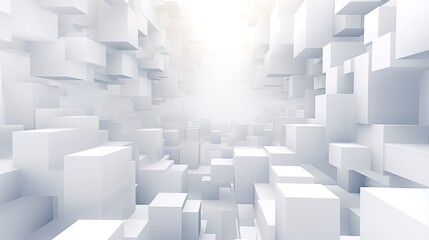white & grey abstract perspective background. generative ai