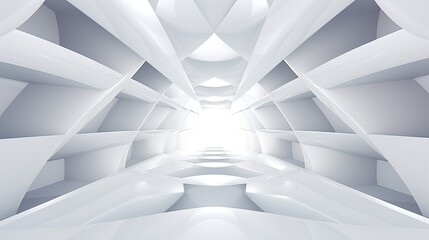 white and grey abstract perspective background. generative ai