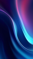 Obraz premium abstract futuristic background with blue, cyan glowing neon moving high speed wave lines lights. Data transfer concept Fantastic wallpaper, Generative ai