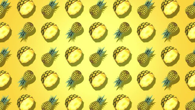 fruit animated background looped