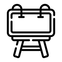 billboard Line Icon