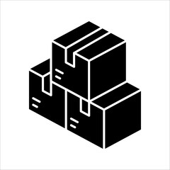 Box icon, design inspiration vector template for interface and any purpose vector illustration on white background