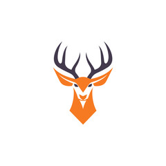 Deer Logo Illustration Vector Design Template