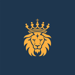 Lion Icon Logo Illustration Vector Design Template