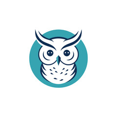 Owl icon Logo Illustration Vector Design Template