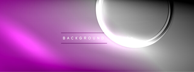Vector abstract background - liquid transparent bubble shapes on fluid gradient with shadows and light effects