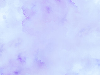 Abstract art purple watercolor stains background on watercolor paper textured for design templates...