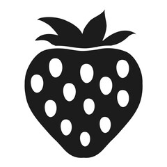 strawberries Icon Illustration