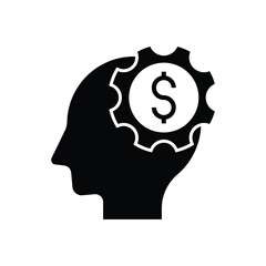 Business thinking icon design. isolated on white background. vector illustration