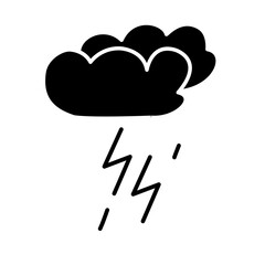 weather silhouette icon