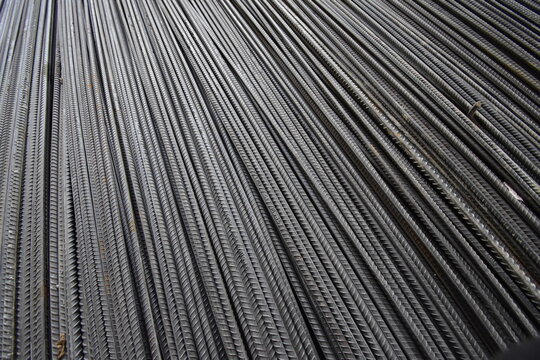 close up of steel bars
