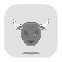 illustration of a cartoon cow